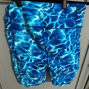 Torrid 1X pool blue biker shorts!!